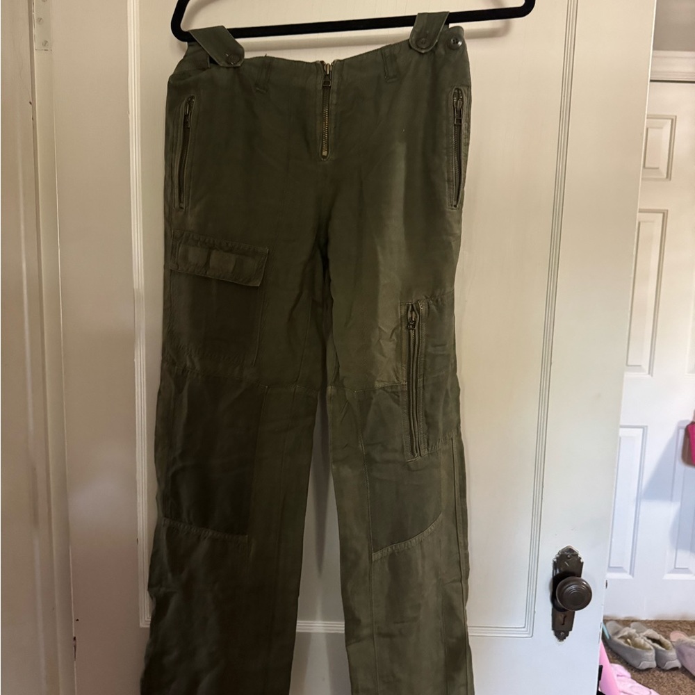 Express Olive Green Cargo Pants